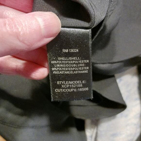 Halston Ponte Fit and Flare Bell Sleeve Dress NWOT - Picture 10 of 12